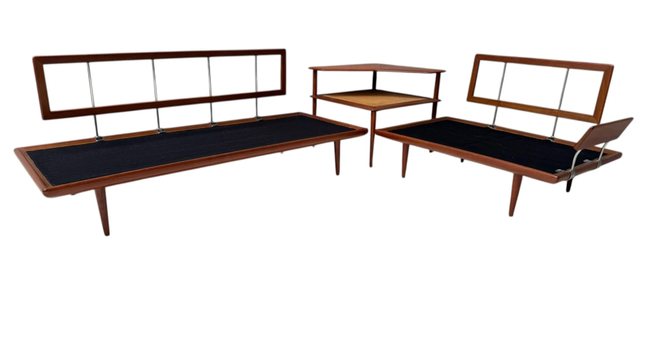 Minerva Sofa Set by Peter Hvidt & Orla Molgaard Nielsen for France & Søn, 1960s
